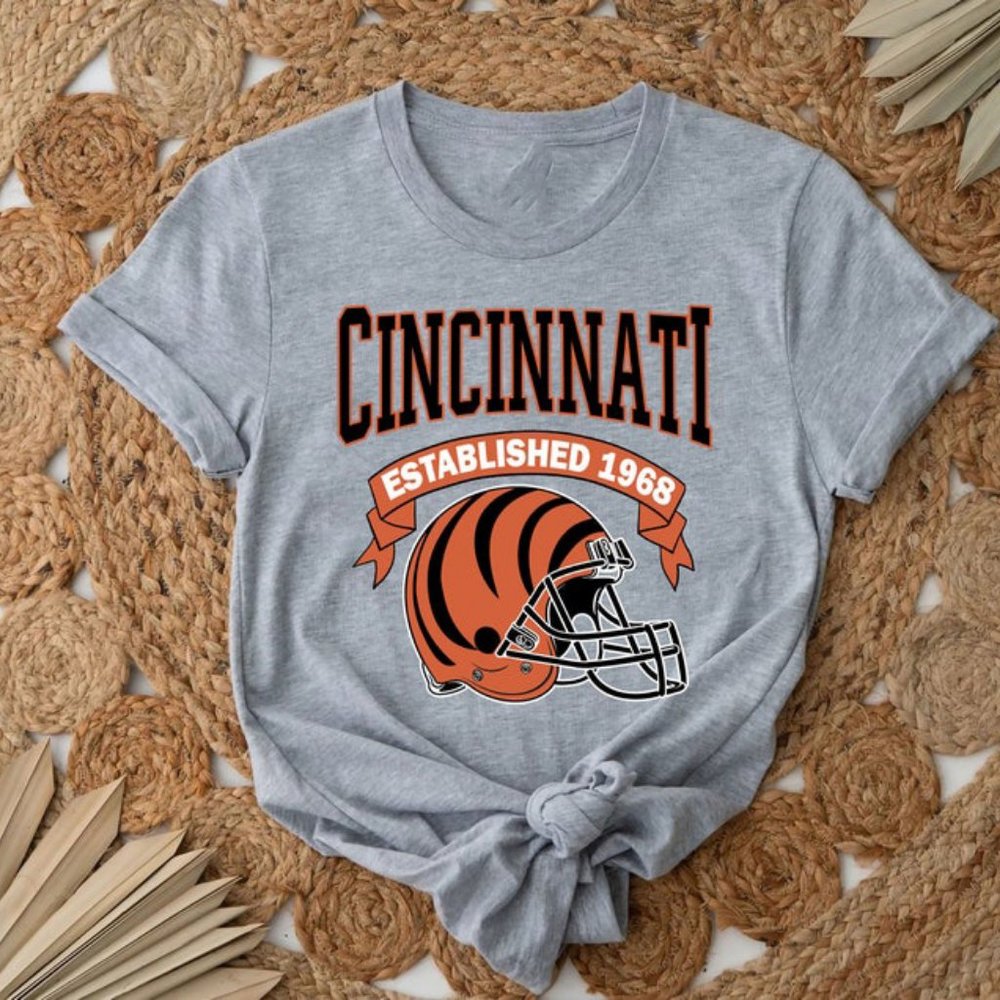 1968 Cincinnati Bengals Vintage Style Cincinnati Bengals Football shirt